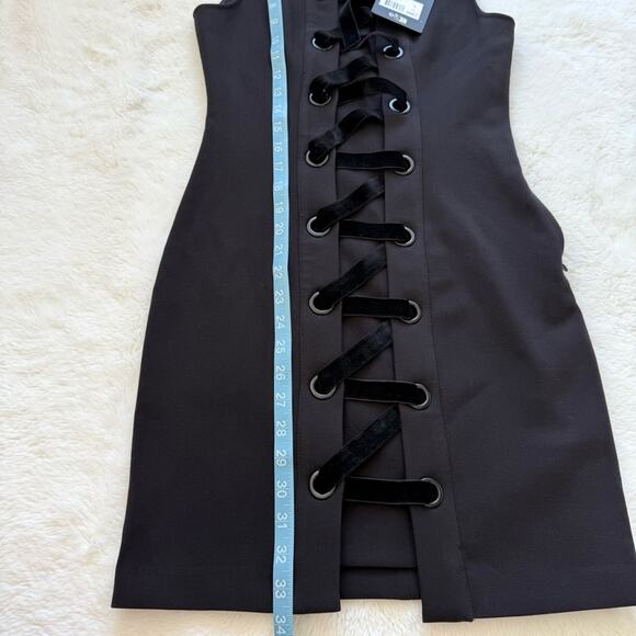 NWT!!! The Kooples lace up women mini dress size 0 or S Retail 345$ - Picture 11 of 11